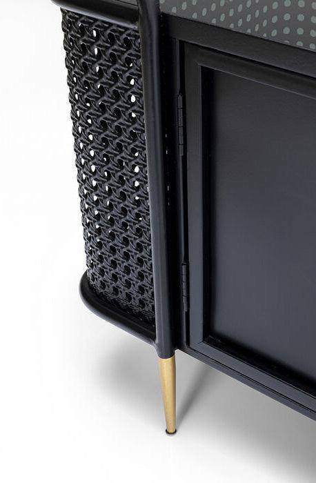 Fence Black Metal Lowboard