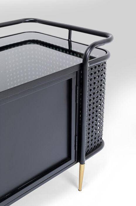 Fence Black Metal Lowboard