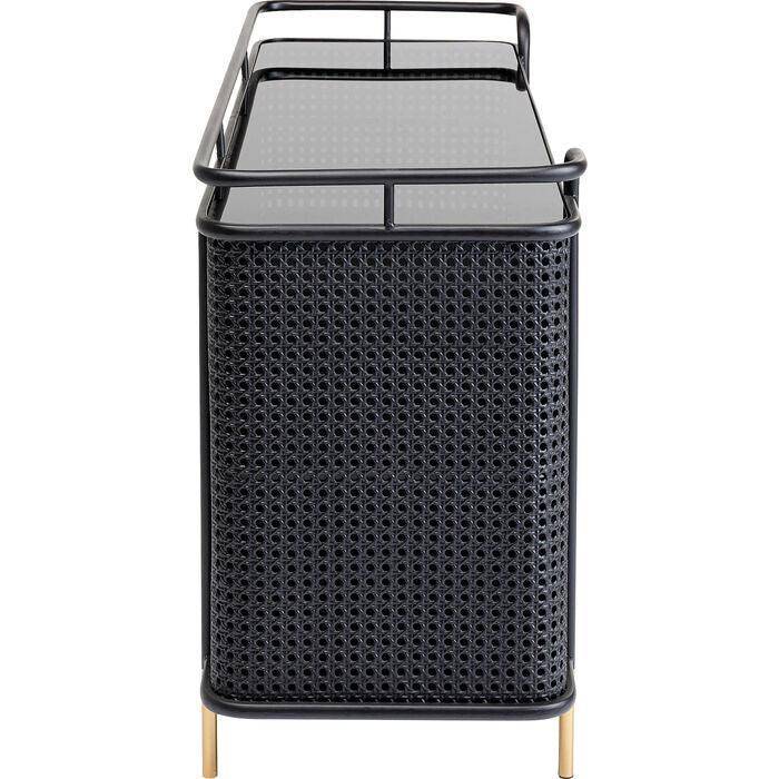 Fence Black Metal Sideboard