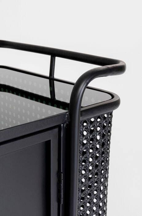 Fence Black Metal Sideboard