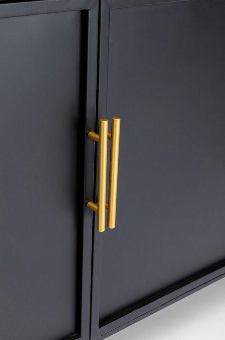 Fence Black Metal Sideboard