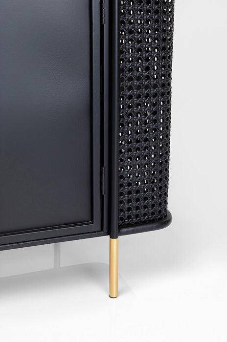 Fence Black Metal Sideboard