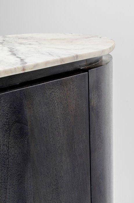 Glenn Mango Wood/Marble Cabinet