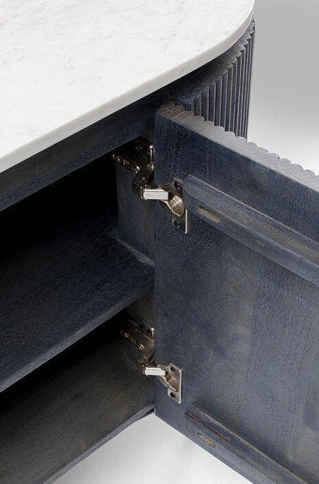 Glenn Mango Wood/Marble Sideboard