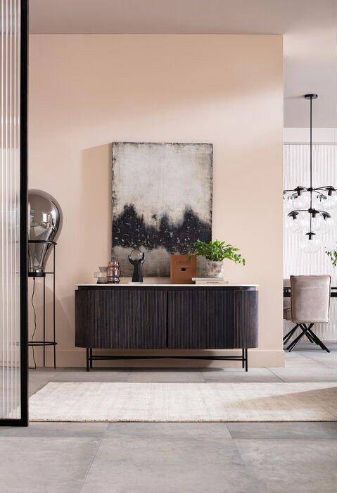 Glenn Mango Wood/Marble Sideboard