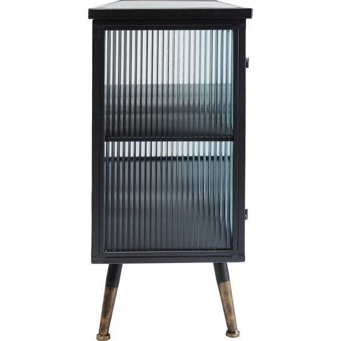 La Gomera Black Metal/Glass Sideboard