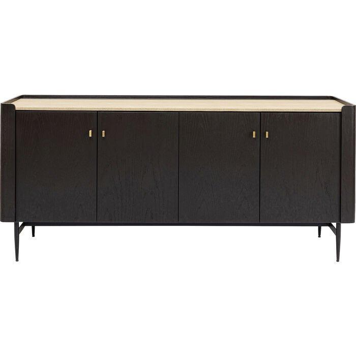 Milano Black/Brown Sideboard