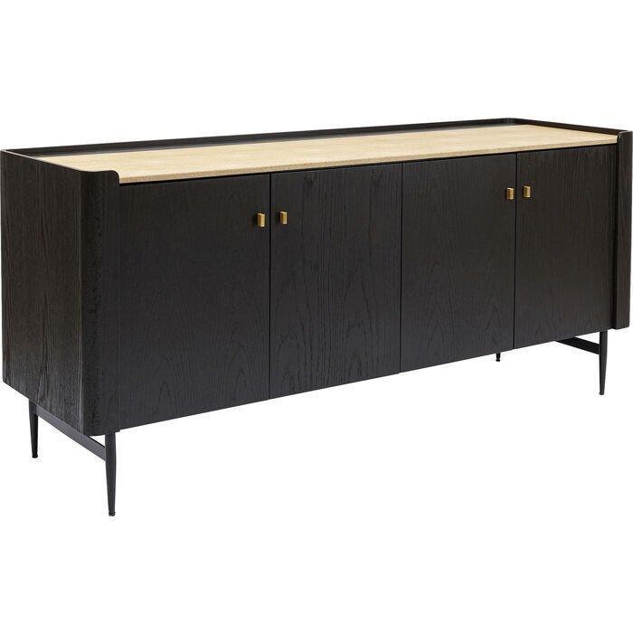 Milano Black/Brown Sideboard