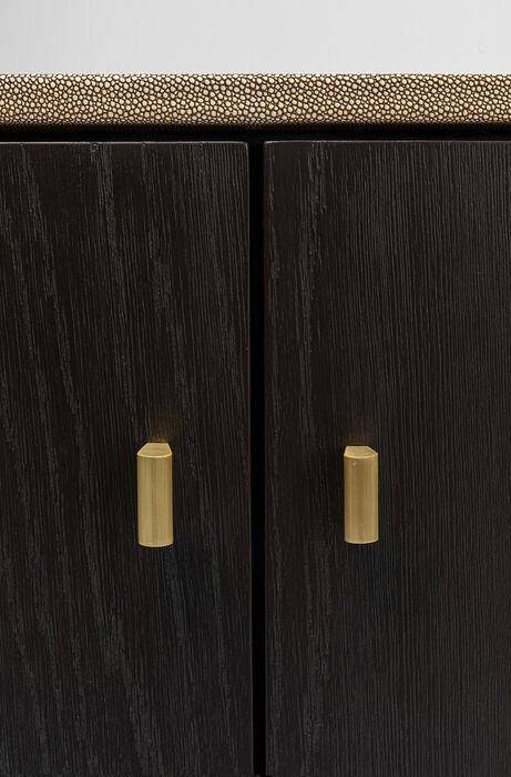 Milano Black/Brown Sideboard