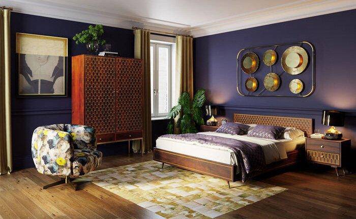 Muskat Brown Mango Wood Small Dresser