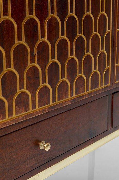 Muskat Brown Mango Wood Cabinet