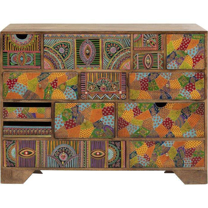 Paradise Multicolour Mango Wood Sideboard