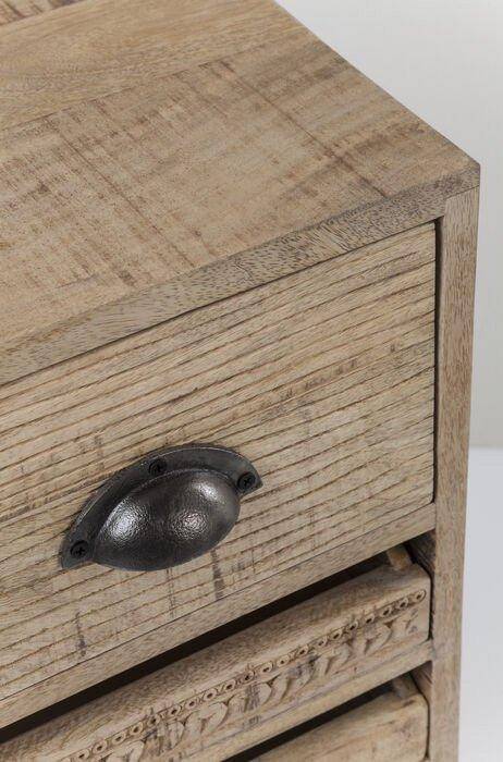 Puro Natural Mango Wood 10 Drawers Dresser