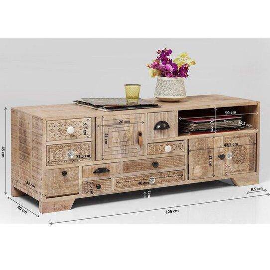 Puro Natural Mango Wood Lowboard