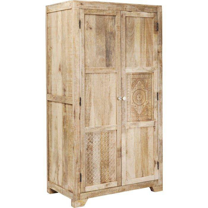 Puro Natural Mango Wood Wardrobe