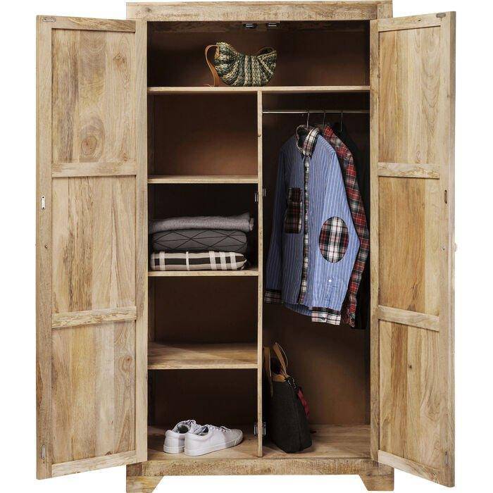 Puro Natural Mango Wood Wardrobe
