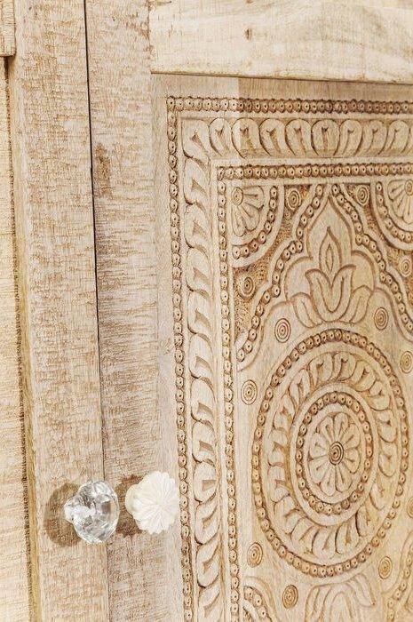 Puro Natural Mango Wood Wardrobe