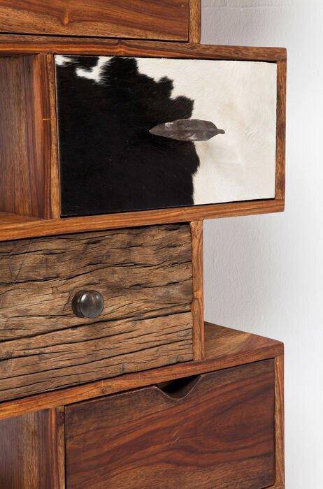 Rodeo Zick Zack Brown Sheesham Wood Dresser