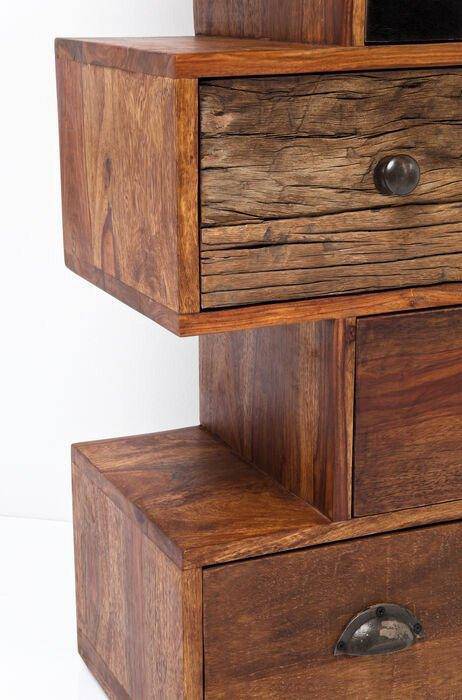Rodeo Zick Zack Brown Sheesham Wood Dresser