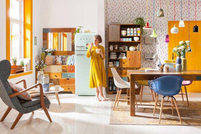 Soleil Multicolour Mango Wood 10 Drawers Dresser