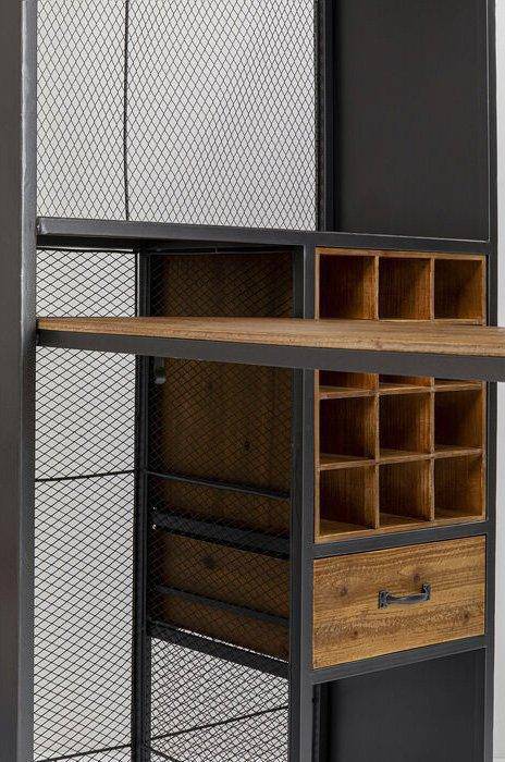 Vinoteca Industrial Bar Cabinet