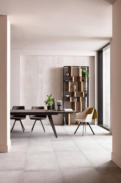 Amsterdam Ceramic Glass Extendable Dining Table