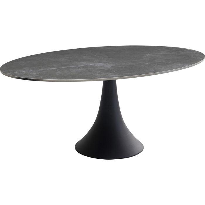 Grande Possibilita Black Oval Table