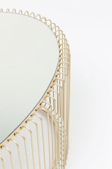 Wire Uno Glass Coffee Table