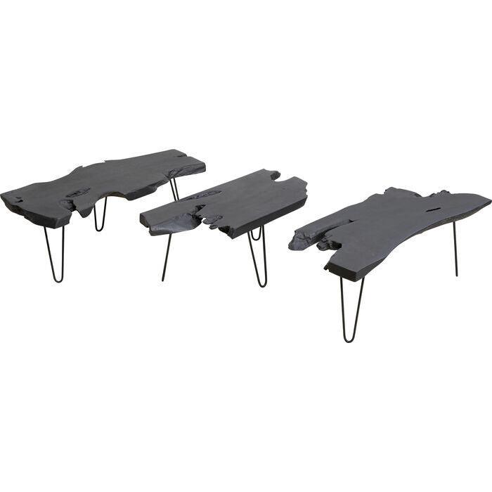 Aspen Black Teak Wood Coffee Table