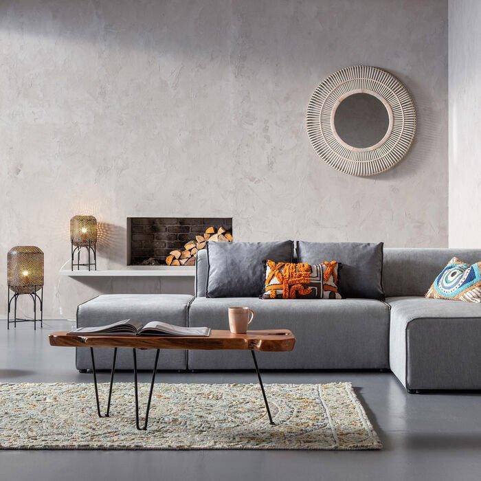 Aspen I Natural Teak Wood Coffee Table