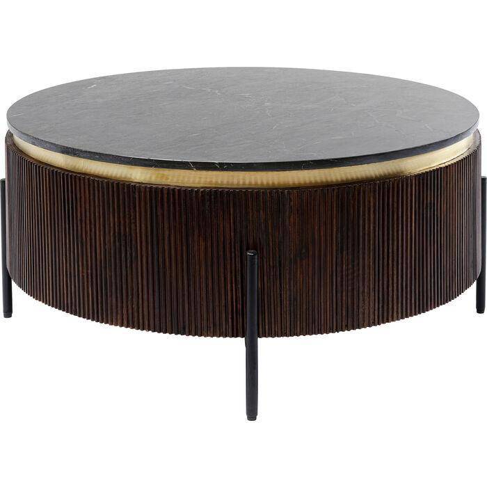 Catalina Mango Wood/Marble Coffee Table