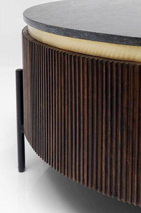 Catalina Mango Wood/Marble Coffee Table