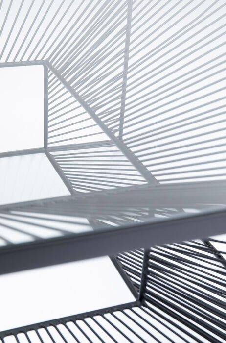 Dimension Black Wire Coffee Table