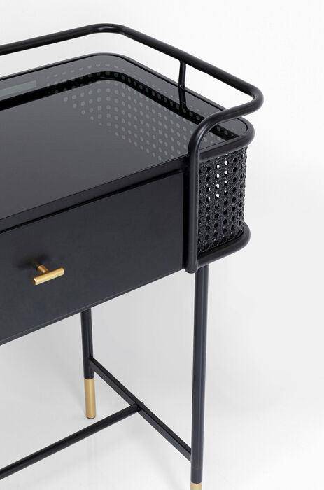 Fence Black Metal Console