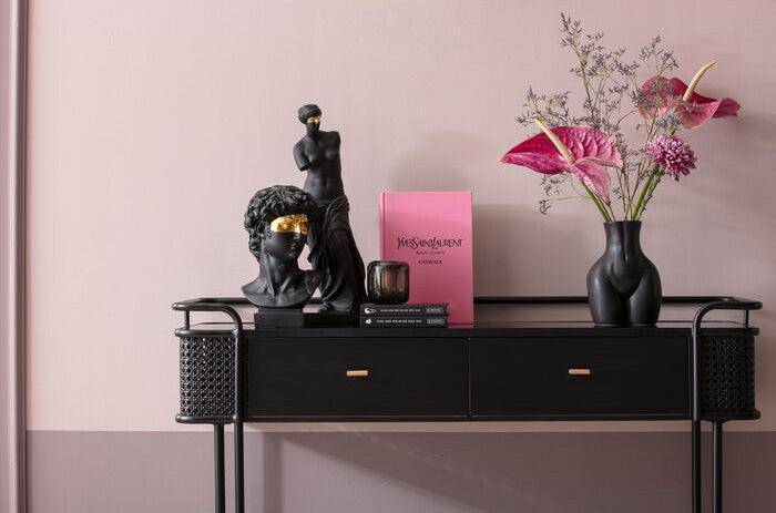 Fence Black Metal Console