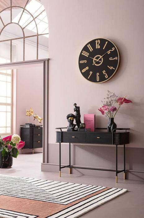 Fence Black Metal Console