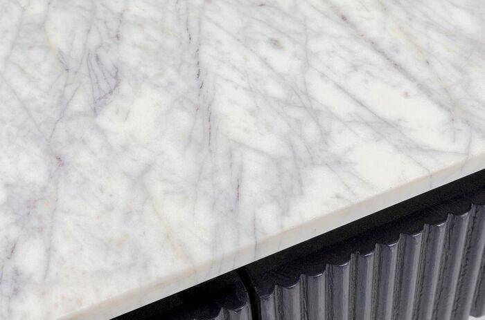 Glenn Mango Wood/Marble Console