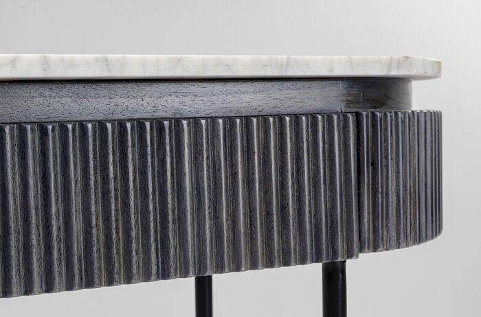 Glenn Mango Wood/Marble Console