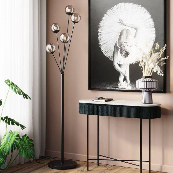 Glenn Mango Wood/Marble Console