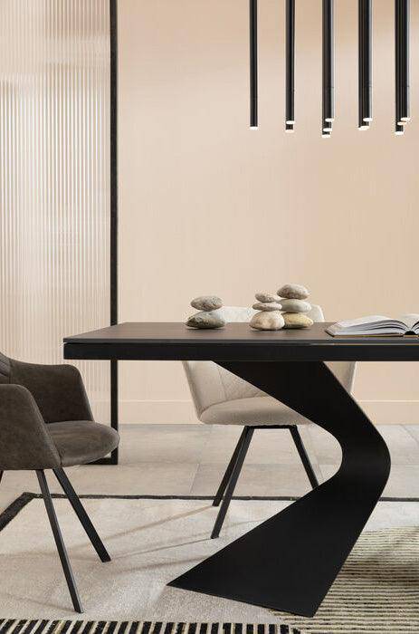 Gloria Black Ceramic Table