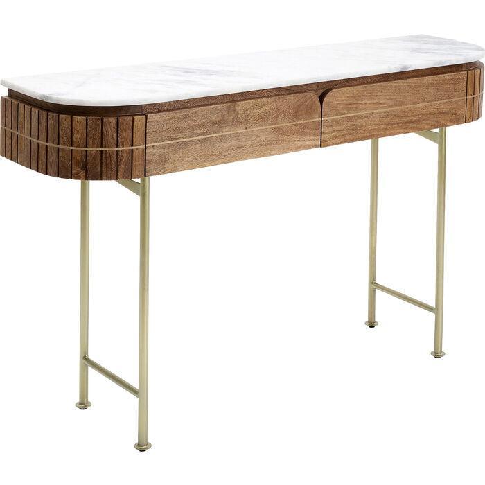 Grace Mango Wood/Marble Console