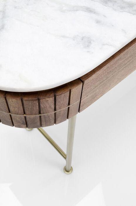 Grace Mango Wood/Marble Console