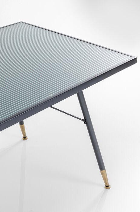 La Gomera Black Metal/Glass Table