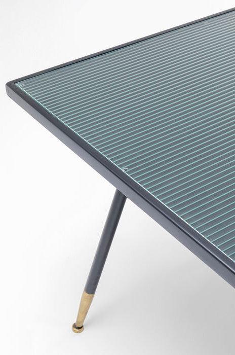 La Gomera Black Metal/Glass Table