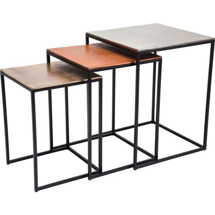 Loft Square Vintage Side Table (3/Set)