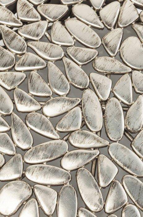 Pebbles Silver Deluxe Coffee Table (2/Set)