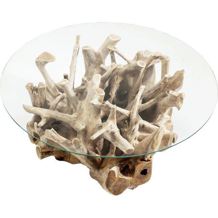 Roots Teak Wood Coffee Table