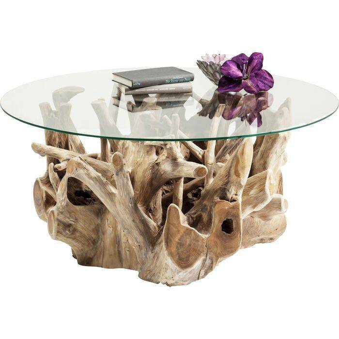 Roots Teak Wood Coffee Table