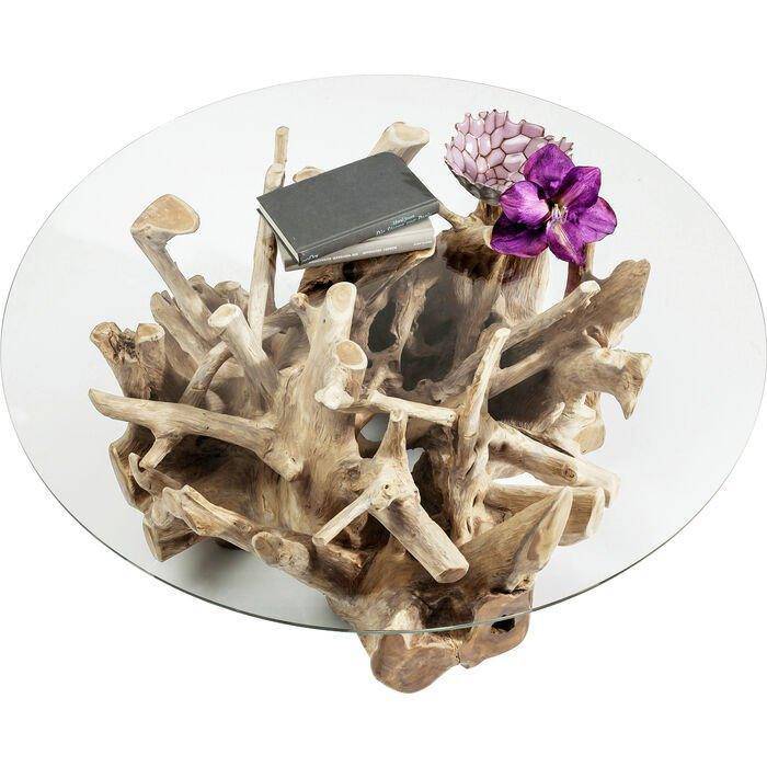 Roots Teak Wood Coffee Table
