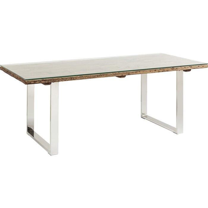 Rustico Glass/Recycled Wood Table